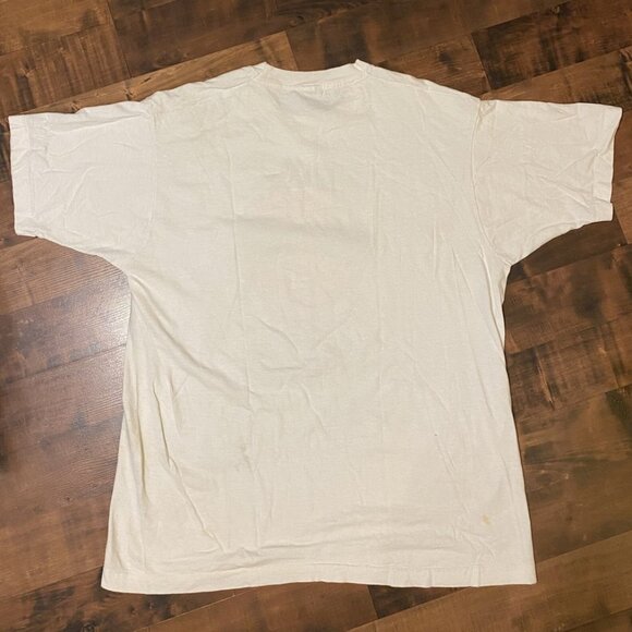 Vintage Fruit of the Loom Single Stitch Sunny Florida Orange Large White T-Shirt - Picture 2 of 16